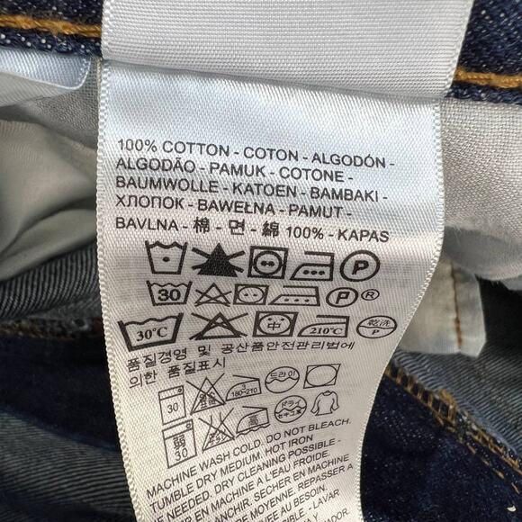 Levi's 517 Men's Bootcut Jeans Size W38 L30 Dark Denim Wash - Picture 5 of 12